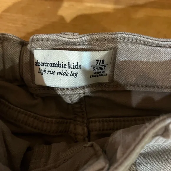 Girls abercrombie kids Wide-Leg Pants - 7/8 short - Picture 3 of 5